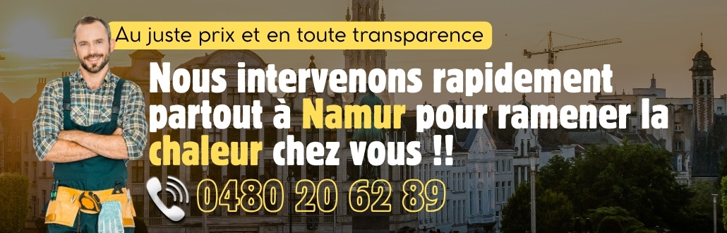 chauffagiste agréé CERGA à Namur