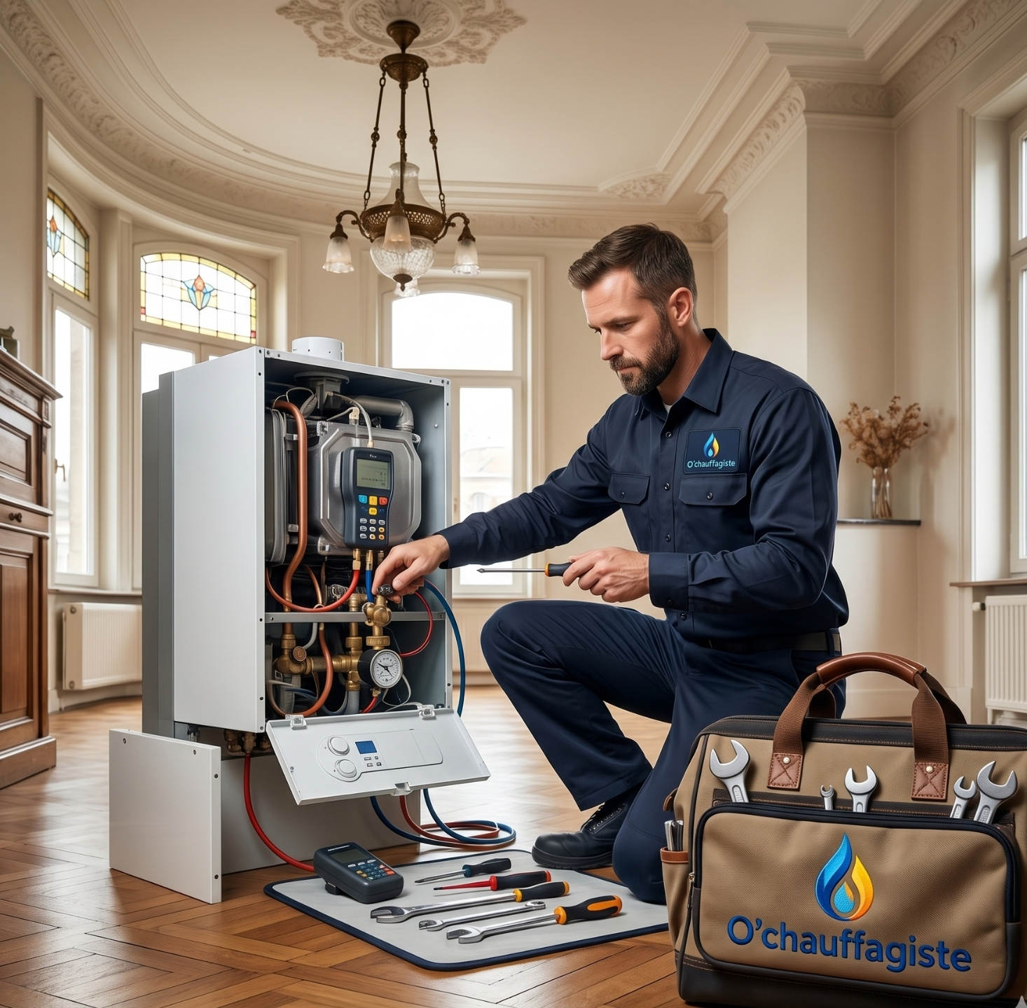 chauffagiste agréé Ixelles dépannage chaudière urgence