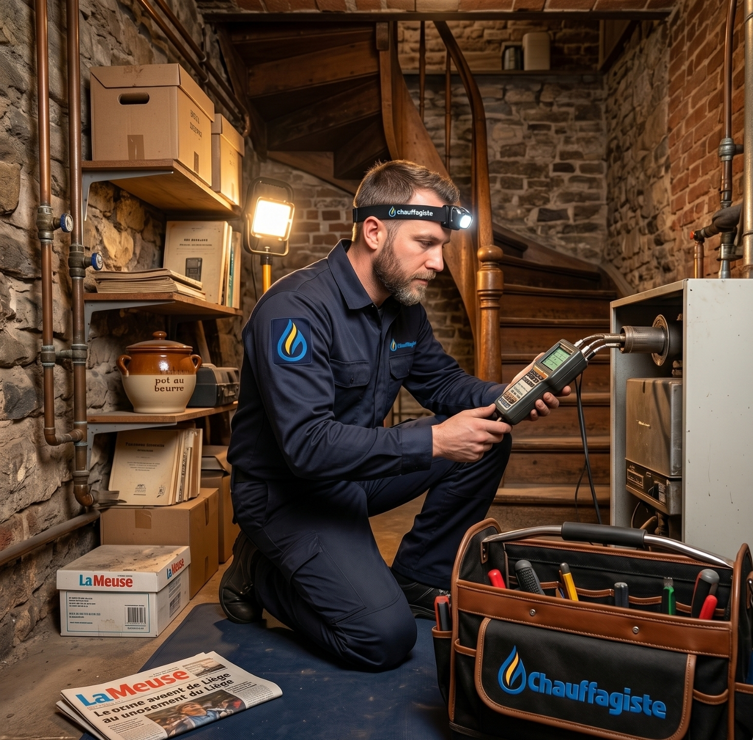 chauffagiste agréé Liège intervention chaudière