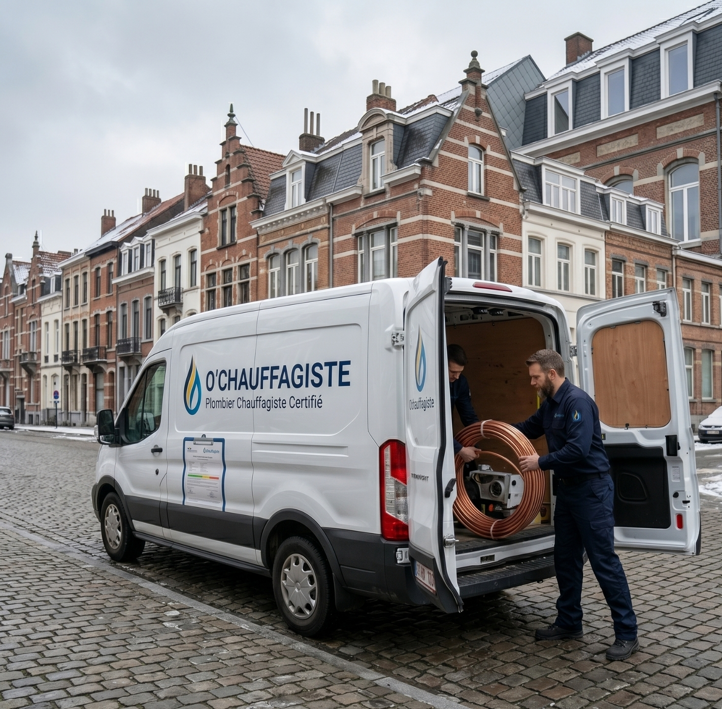 remplacement chaudière condensation Bruxelles installation